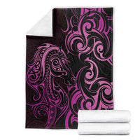 Pink Aotearoa Horse Racing Blanket NZ Maori Pattern LT14 - Polynesian Pride