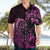 Pink Aoteara Horse Racing Hawaiian Shirt NZ Maori Pattern