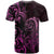 Pink Aoteara Horse Racing T Shirt NZ Maori Pattern