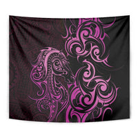 Pink Aotearoa Horse Racing Tapestry NZ Maori Pattern LT14 - Polynesian Pride