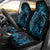 Blue Aoteara Horse Racing Car Seat Cover NZ Maori Pattern