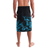 Blue Aotearoa Horse Racing Lavalava NZ Maori Pattern LT14 - Polynesian Pride