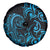 Blue Aoteara Horse Racing Spare Tire Cover NZ Maori Pattern