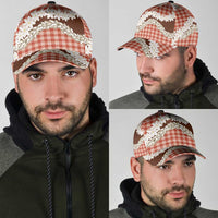 Red Hawaii Tiare and Shell Lei Classic Cap Hawaiian Palaka Luxury Vibes LT14 - Polynesian Pride