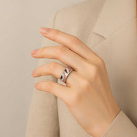 Red Hawaii Tiare and Shell Lei Classic Ring Hawaiian Palaka Luxury Vibes LT14 - Polynesian Pride