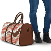 Red Hawaii Tiare and Shell Lei Travel Bag Hawaiian Palaka Luxury Vibes LT14 - Polynesian Pride