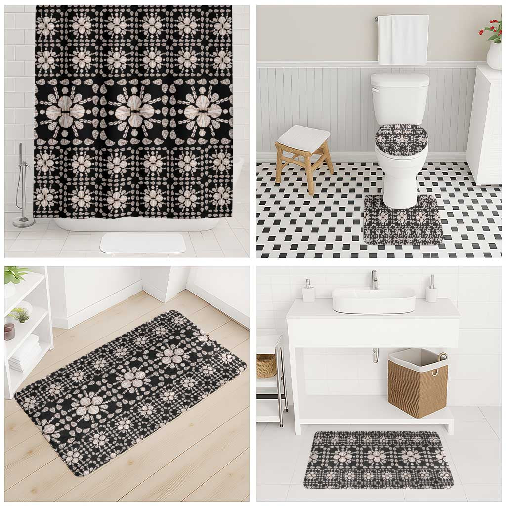 Aloha Hawaii Shell Quilt Bathroom Set Seamless Style LT14 - Polynesian Pride