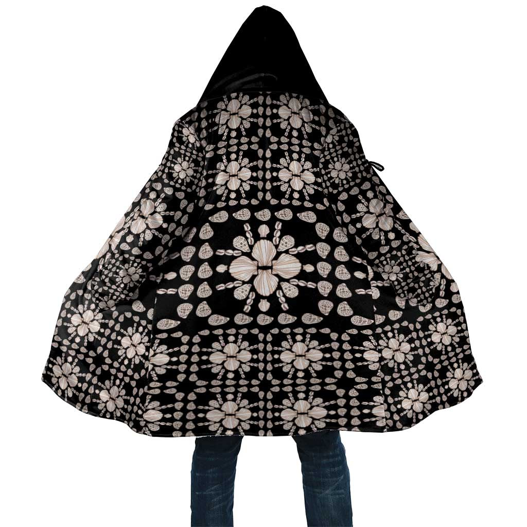 Aloha Hawaii Shell Quilt Cloak Seamless Style LT14 Unisex Black - Polynesian Pride