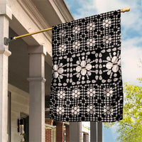 Aloha Hawaii Shell Quilt Garden Flag Seamless Style LT14 House Flag Black - Polynesian Pride