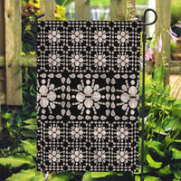 Aloha Hawaii Shell Quilt Garden Flag Seamless Style LT14 Garden Flag Black - Polynesian Pride
