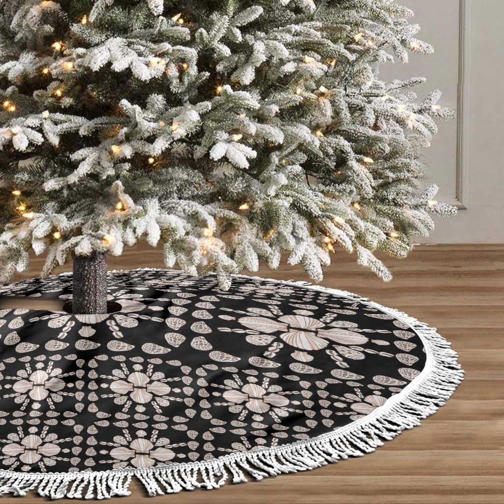 Aloha Hawaii Shell Quilt Tree Skirt Seamless Style LT14 - Polynesian Pride
