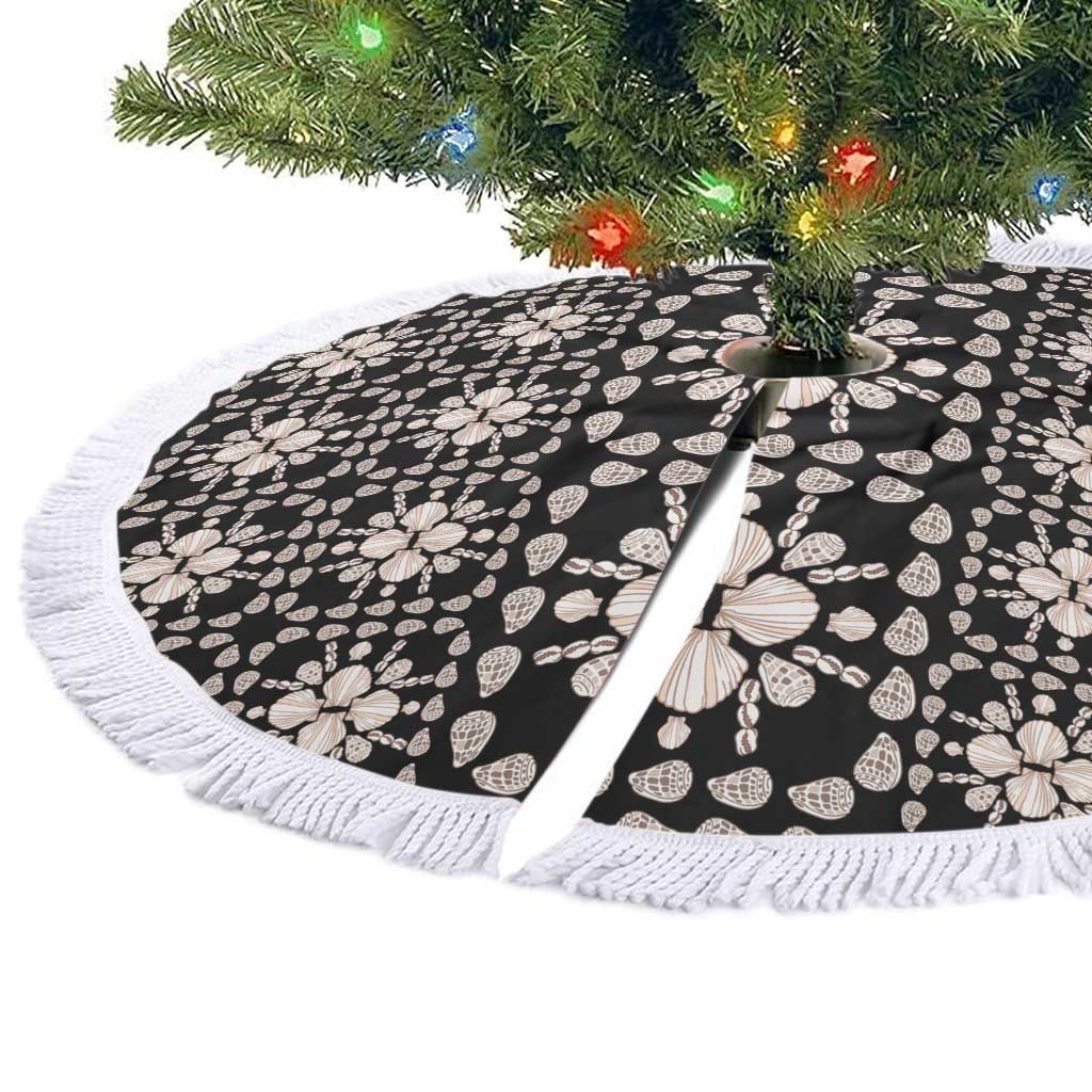 Aloha Hawaii Shell Quilt Tree Skirt Seamless Style LT14 - Polynesian Pride