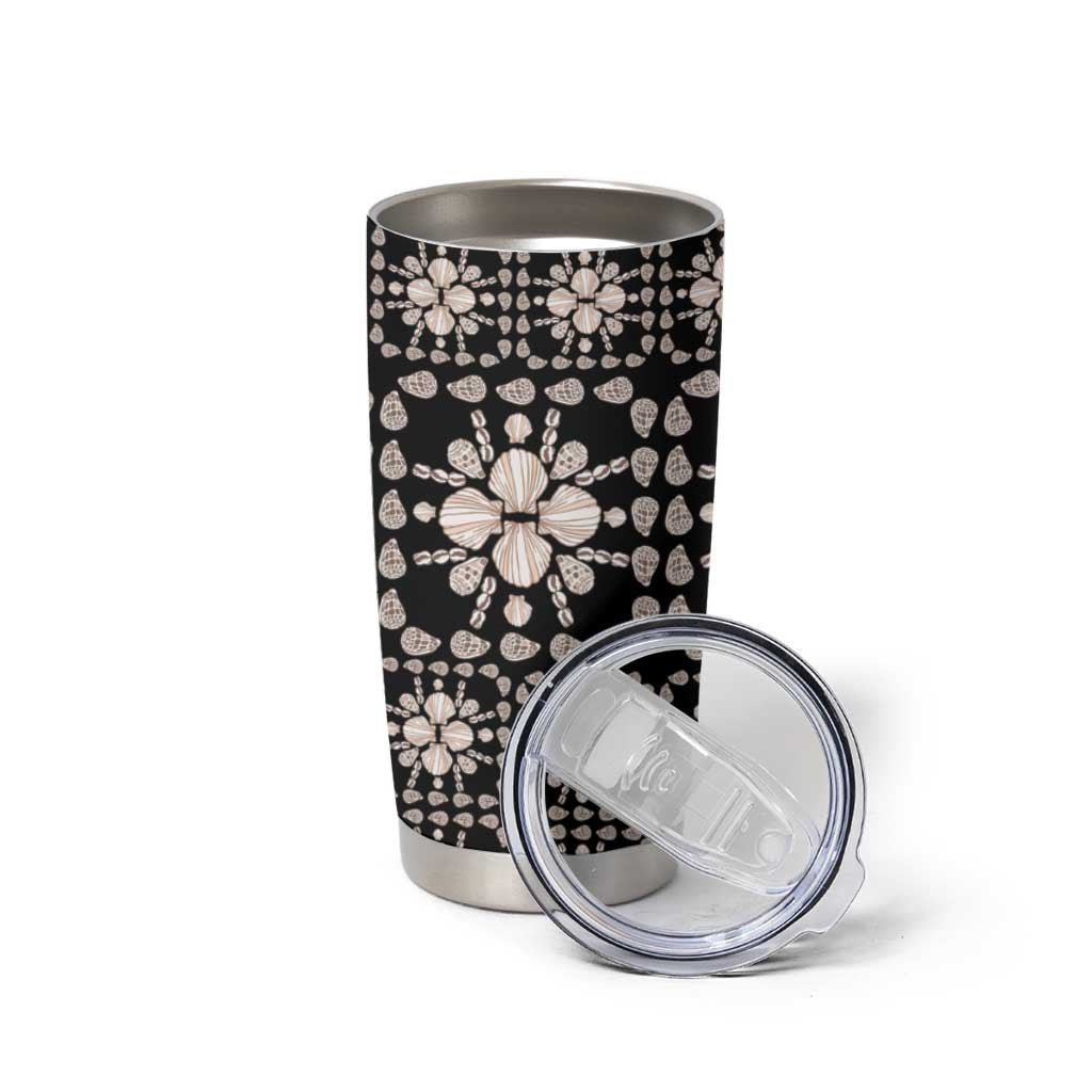 Aloha Hawaii Shell Quilt Tumbler Cup Seamless Style LT14 - Polynesian Pride