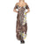 Mocha Mousse Polynesian Tribal Frangipani Tropical Vibe Family Matching Summer Maxi Dress and Hawaiian Shirt