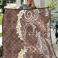Mocha Mousse Polynesian Tribal Frangipani Tropical Vibe Quilt LT14 Mocha Mousse - Polynesian Pride