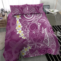 Pink Polynesian Tribal Frangipani Tropical Vibe Bedding Set LT14 - Polynesian Pride