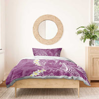 Pink Polynesian Tribal Frangipani Tropical Vibe Bedding Set LT14 - Polynesian Pride
