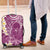 Pink Polynesian Tribal Frangipani Tropical Vibe Luggage Cover