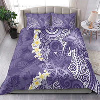 Violet Polynesian Tribal Frangipani Tropical Vibe Bedding Set LT14 - Polynesian Pride