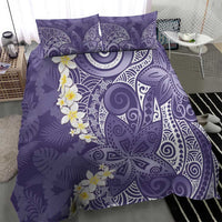 Violet Polynesian Tribal Frangipani Tropical Vibe Bedding Set LT14 - Polynesian Pride