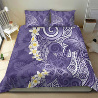 Violet Polynesian Tribal Frangipani Tropical Vibe Bedding Set LT14 - Polynesian Pride