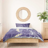 Violet Polynesian Tribal Frangipani Tropical Vibe Bedding Set LT14 - Polynesian Pride