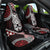 Red Aotearoa Niho Taniwha Car Seat Cover Maori Mythology Tooth - Taniko Motifs