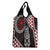 Red Aotearoa Niho Taniwha Grocery Bag Maori Mythology Tooth - Taniko Motifs