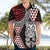 Red Aotearoa Niho Taniwha Hawaiian Shirt Maori Mythology Tooth - Taniko Motifs