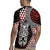 Red Aotearoa Niho Taniwha Rugby Jersey Maori Mythology Tooth - Taniko Motifs