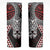 Red Aotearoa Niho Taniwha Skinny Tumbler Maori Mythology Tooth - Taniko Motifs