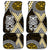 Yellow Aotearoa Niho Taniwha Car Mats Maori Mythology Tooth - Taniko Motifs