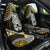 Yellow Aotearoa Niho Taniwha Car Seat Cover Maori Mythology Tooth - Taniko Motifs