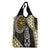 Yellow Aotearoa Niho Taniwha Grocery Bag Maori Mythology Tooth - Taniko Motifs