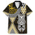 Yellow Aotearoa Niho Taniwha Hawaiian Shirt Maori Mythology Tooth - Taniko Motifs