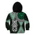 Green Aotearoa Niho Taniwha Kid Hoodie Maori Mythology Tooth - Taniko Motifs