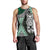 Green Aotearoa Niho Taniwha Men Tank Top Maori Mythology Tooth - Taniko Motifs