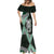 Green Aotearoa Niho Taniwha Mermaid Dress Maori Mythology Tooth - Taniko Motifs