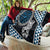 Blue Aotearoa Niho Taniwha Quilt Maori Mythology Tooth - Taniko Motifs