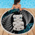 Aotearoa Taniko Paua Shell With Hei Tiki Beach Blanket