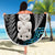 Aotearoa Taniko Paua Shell With Hei Tiki Beach Blanket