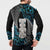 Aotearoa Taniko Paua Shell With Hei Tiki Button Sweatshirt