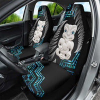 Aotearoa Taniko Paua Shell With Hei Tiki Car Seat Cover LT14 - Polynesian Pride