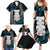 Aotearoa Taniko Paua Shell With Hei Tiki Family Matching Summer Maxi Dress and Hawaiian Shirt