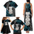 Aotearoa Taniko Paua Shell With Hei Tiki Family Matching Tank Maxi Dress and Hawaiian Shirt