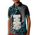 Aotearoa Taniko Paua Shell With Hei Tiki Kid Polo Shirt