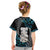 Aotearoa Taniko Paua Shell With Hei Tiki Kid T Shirt