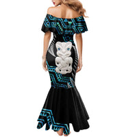 Aotearoa Taniko Paua Shell With Hei Tiki Mermaid Dress LT14 - Polynesian Pride