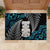 Aotearoa Taniko Paua Shell With Hei Tiki Rubber Doormat