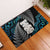 Aotearoa Taniko Paua Shell With Hei Tiki Rubber Doormat